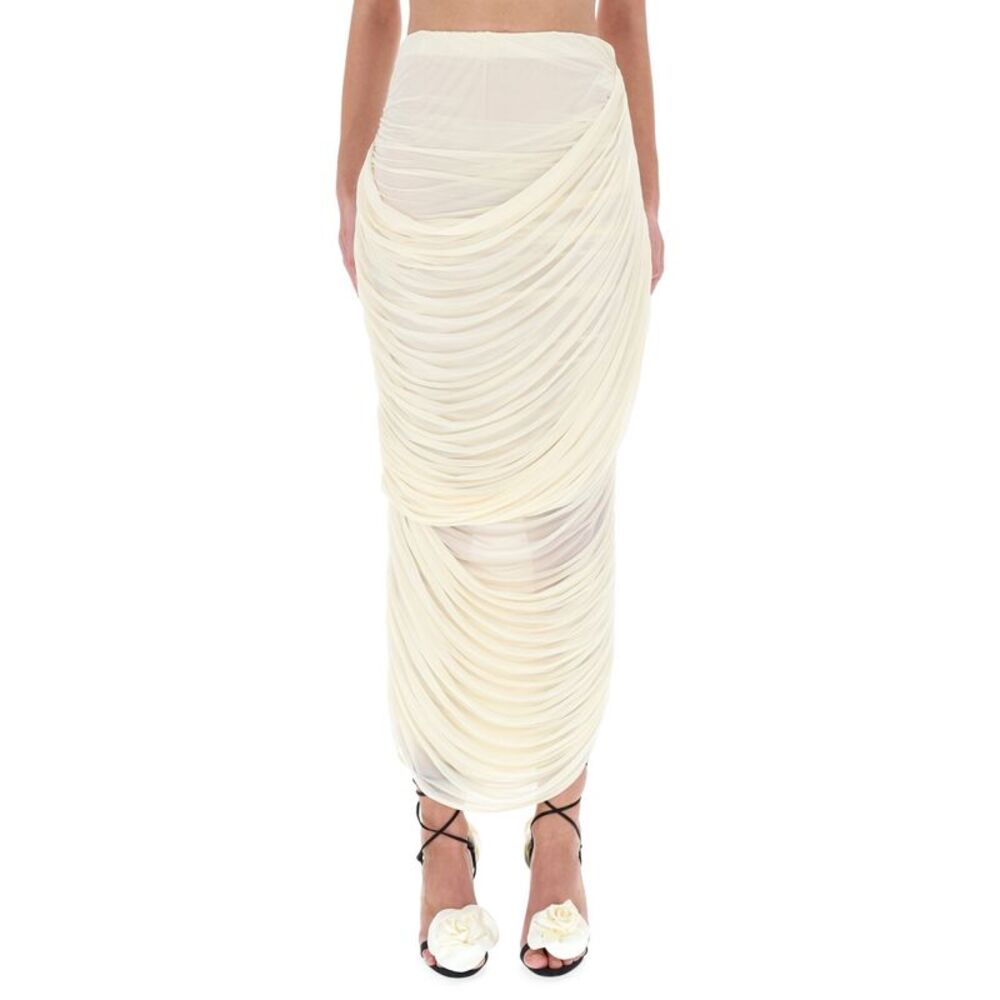 Magda Butrym Women Draped Midi Skirt - Picture 1 of 4